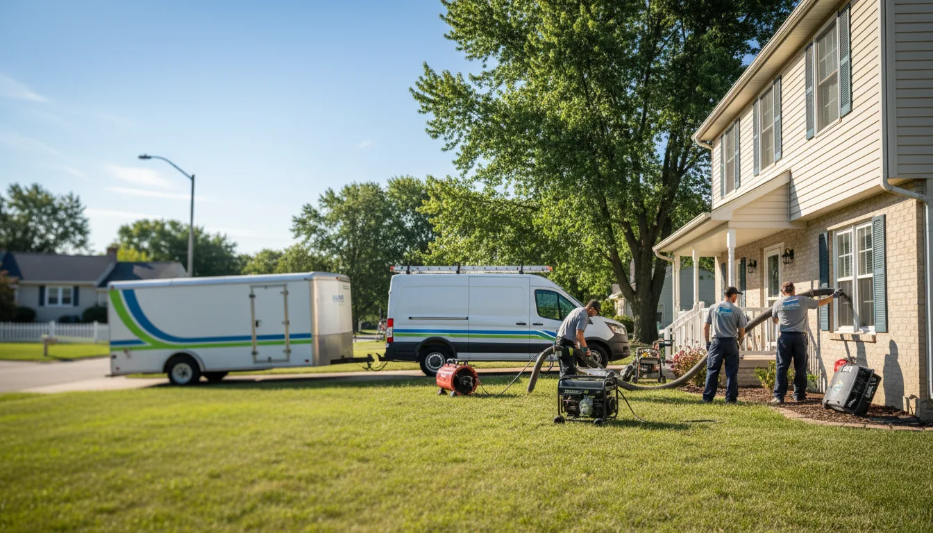 Flooded Basement Restoration And Cleanup With Repair in Mound Bayou, MS near me